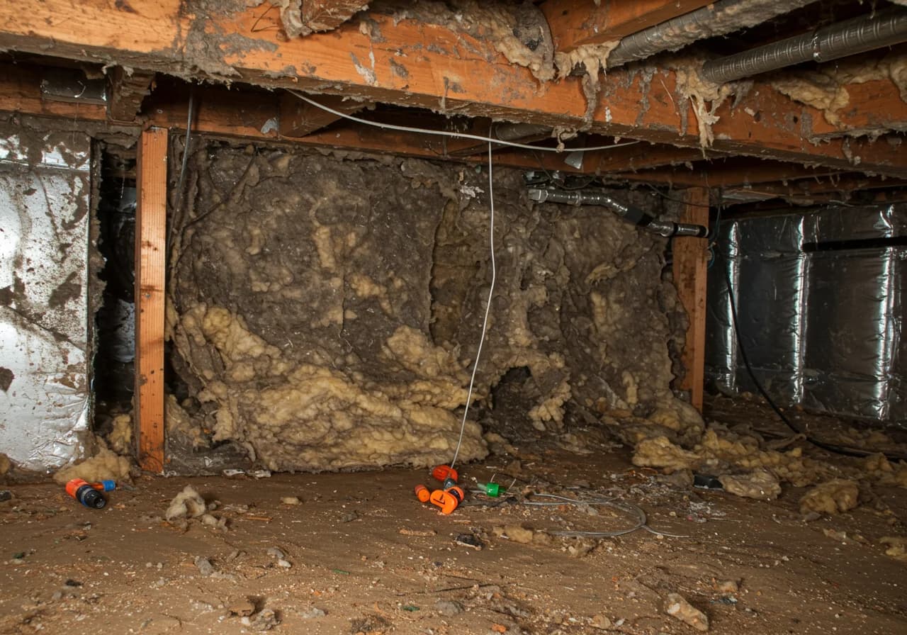 Problematic crawlspace with issues